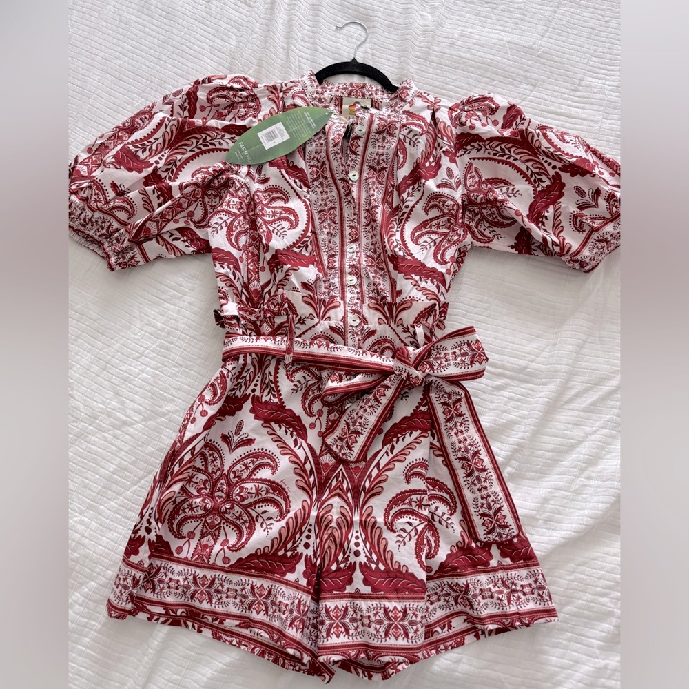 Farm Rio Cameo Romper NWT size m